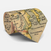 ロードアイランド(1875年)のヴィンテージの地図 ネクタイ (ロール)