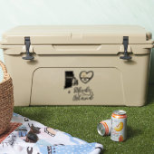 ロードアイランド、3デザイン、愛RI、ダイカット シール (クーラー)