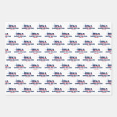 ロードアイランド、50州、リバティーベル ラッピングペーパーシート (正面)