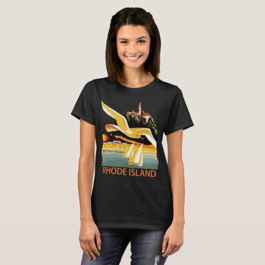 ロードアイランド Tシャツ (正面フル)
