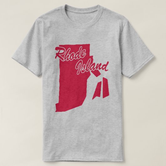 ロードアイランドTシャツの州 Tシャツ (デザイン正面)