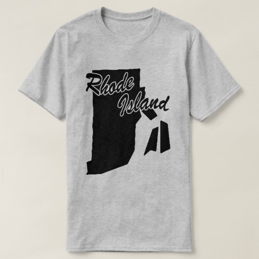 ロードアイランドTシャツの州 Tシャツ (デザイン正面)