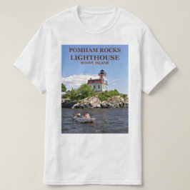 ロードアイランドTシャツ、ポンハムロックライトハウス Tシャツ