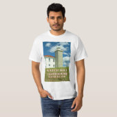 ロードアイランドTシャツWatch Hill Light house Tシャツ (正面フル)