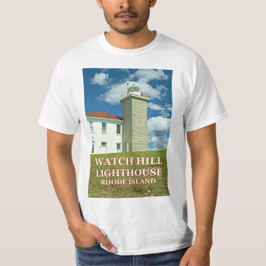 ロードアイランドTシャツWatch Hill Light house Tシャツ (正面)