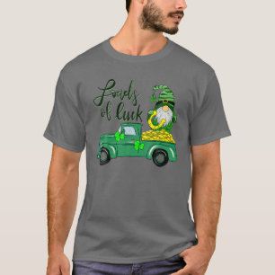 ロードオブラックトラック格言セントパトリックの日シャムロック Tシャツ