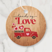 ロードオブラブレッドトラックハートバレンタイン フェイバータグ (正面)