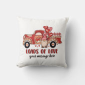 ロードオブラブヴァレンティパーソナライズされたネス装飾用クッション クッション (正面)