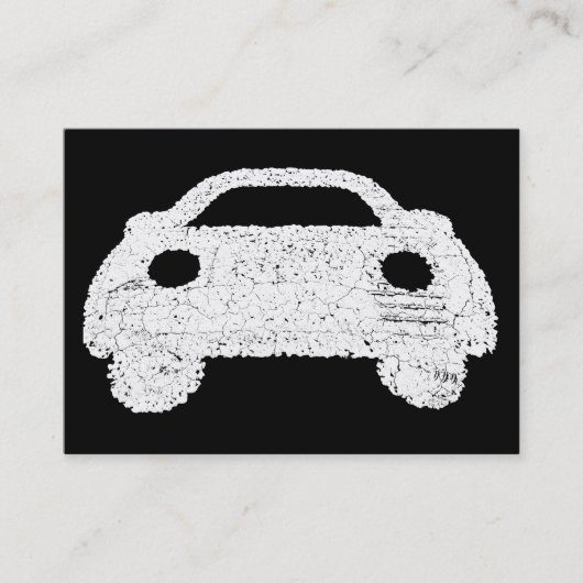 ロードカーシンボル – 高コントラスト 名刺 (正面)
