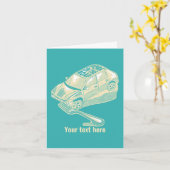 ロードカー事故でフォーク カード (黄色い花)