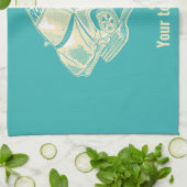 ロードカー事故でフォーク キッチンタオル (折り畳み)