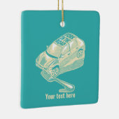 ロードカー事故でフォーク セラミックオーナメント (右)