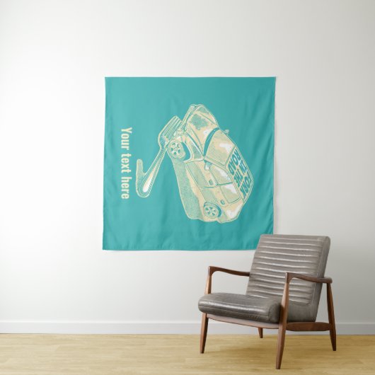 ロードカー事故でフォーク タペストリー (インサイチュ(横))