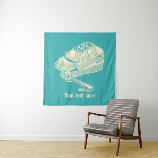 ロードカー事故でフォーク タペストリー (インサイチュ)