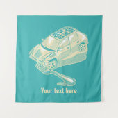 ロードカー事故でフォーク タペストリー (正面)