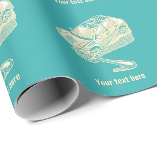 ロードカー事故でフォーク ラッピングペーパー (ロールコーナー)