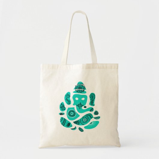 ロードガネシュエレファントインドバジェットトート トートバッグ (正面)