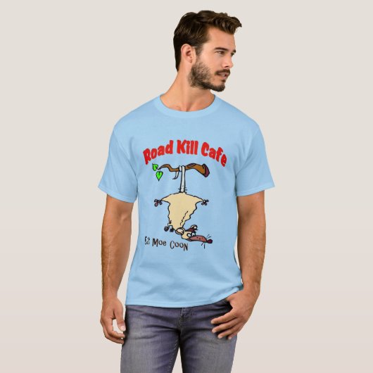 ロードキルカフェ - イタチモエット Tシャツ (正面フル)