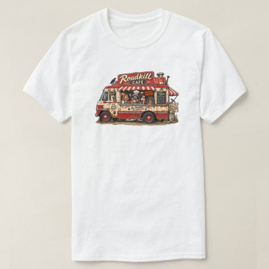 ロードキルカフェ Tシャツ (デザイン正面)