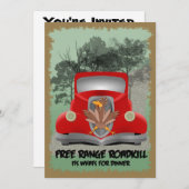 ロードキル・ディナー招待状 招待状 (正面/裏面)