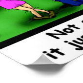 ロードキル・ペッティング・ズー 面白いキャンバスプリント ポスター (角)