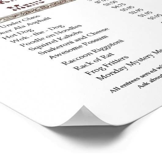 ロードキル ポスター (角)