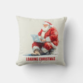 ロードクリスマスサンおもしろいタデザイン クッション (正面)