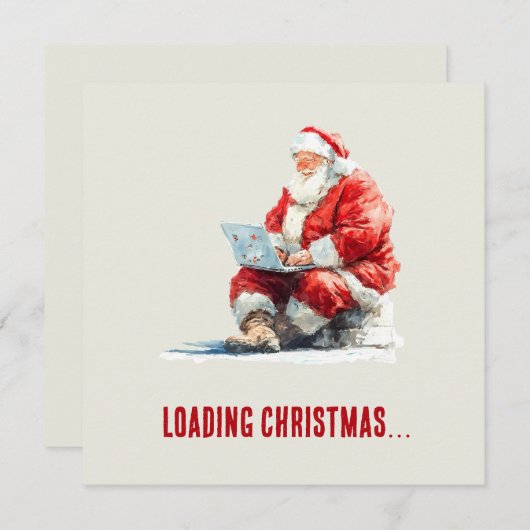 ロードクリスマスサンおもしろいタデザイン シーズンカード (正面/裏面)
