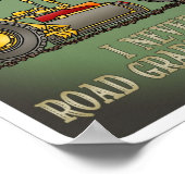 ロードグレーダーオペレーター引用文ポスター ポスター (角)