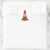 ロードコーンオレンジタラフィックコーン スクエアシール (バッグ)