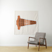 ロードコーンオレンジタラフィックコーン タペストリー (インサイチュ(横))