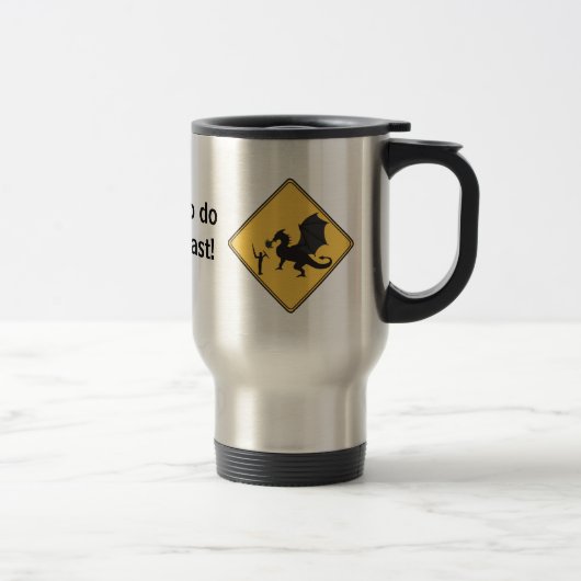 ロードサインナイト&ドラゴン飲み物用品 トラベルマグ (右)