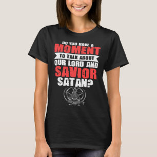 ロードサビオールサタンサタン魔術師バプホメットゴシック Tシャツ