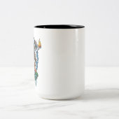 ロードシバナタラヤ踊りヒンズー神 ツートーンマグカップ (中央)