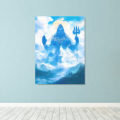 ロードシヴァインカイラサキャンバスウォールアート キャンバスプリント (インサイチュ (ウッドフロア))