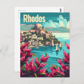 ロードスギリシャヴィンテージ ポストカード (正面/裏面)