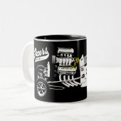 ロードスターのイメージのマグ ツートーンマグカップ (正面左)