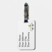 ロードスターのハリネズミ ラゲッジタグ (裏面縦)