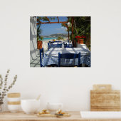 ロードスロードスアイランドレストランギリシャのポスター ポスター (キッチン)