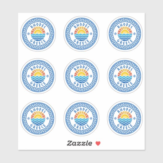 ロードス島，ギリシャ複数パックシール シール (シート)