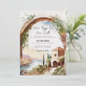 ロードス ギリシャ ウェディング デスティネーション 招待状 (スタンド正面)