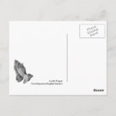 ロードズ祈りの言葉グリーン ポストカード (裏面)