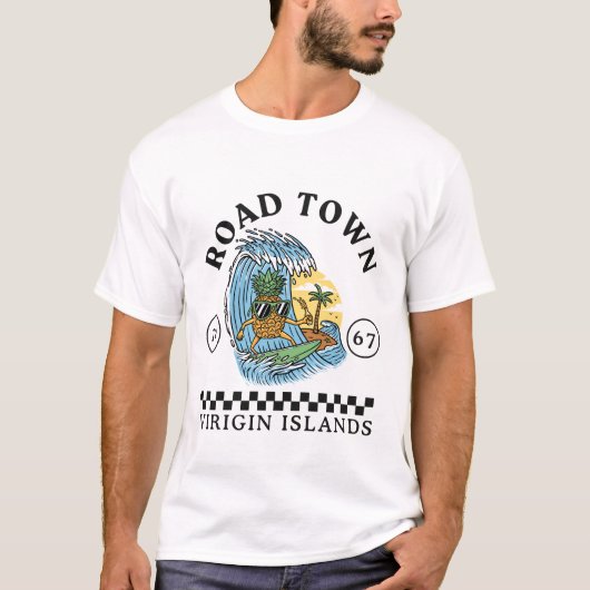 ロードタウン 英国領バージン諸島 Tシャツ (正面)