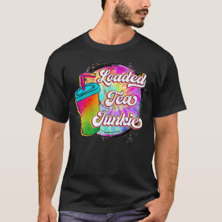 ロードティージャンキロードティーラバー絞り染めプリント Tシャツ