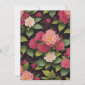 ロードデンドロン美しいエネル鮮やかギー・エッセンス・オブ・ラブ 招待状 (裏面)