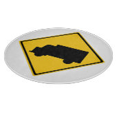 ロードトラック警告標識 カッティングボード (角)