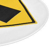 ロードトラック警告標識 カッティングボード (角)