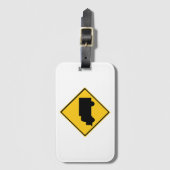 ロードトラック警告標識 ラゲッジタグ (正面縦)