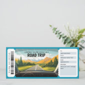 ロードトリップのギフト証明書、ロードトリップのギフト 招待状 (スタンド正面)