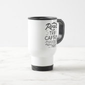 ロードトリップの船長 I - RVパイロット キャンプ 旅行 トラベルマグ (正面右)